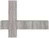 vidaXL 5-tlg. Wohnwand Grau Sonoma Holzwerkstoff 3216462 Bild 5