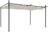 vidaXL Pergola mit Schiebedach Creme 395x292x230 cm 360117 Bild 2