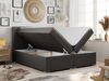 Boxspringbett mit 2 Bettkästen, Matratze und Topper, Polsterbett - ALLY - 200x200cm - Grau Kunstleder - H4 Bild 2