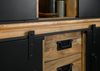 Buffet Mango 150x55x200 natur lackiert / Metall schwarz BLACKBURN #106 Bild 4