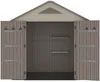 Vente-unique - ANTEVA Gartenhaus Harz BraunBeige - B 171 cm x H 242 cm x L 237 cm Bild 5