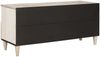 vidaXL TV-Schränk Bleached White 100 x 33 x 46 cm Massivholz Mango 4018134 Bild 5