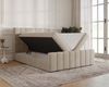 MOEBLO Boxbett BETT 01 BIS (Bonell, Topper, modernes Velours-Design mit Steppung & Stauraum, Doppelbett gepolstertes Kopfteil mit Bettkasten, aus Samt, Polsterbett Kontinentalbett, dekorativem Kopfteil, aus Samt), Boxspring, - (BxHxT):144/164/184x113x2... Bild 3