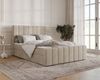MOEBLO Boxbett BETT 01 BIS (Bonell, Topper, modernes Velours-Design mit Steppung & Stauraum, Doppelbett gepolstertes Kopfteil mit Bettkasten, aus Samt, Polsterbett Kontinentalbett, dekorativem Kopfteil, aus Samt), Boxspring, - (BxHxT):144/164/184x113x2... Bild 1