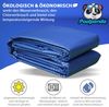 Poolpanda Pool Solarfolie Ø 305 cm Premium rund | 400 my | schwarz/blau | 12 mm Luftblasen Bild 2