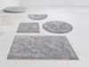 OTTO home Badematte Jos, Badvorleger, Badezimmer Teppich, Höhe 22 mm, rutschhemmend beschichtet, schnell trocknend, fußbodenheizungsgeeignet, Polyester, rechteckig, 3-tlg. Hänge-WC Set, Badematten in Pastell-Farben, Badteppich als 3 teiliges Set erhält... Bild 2