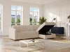 Vente-unique - DARIELO Sofa Stoff Beige - B 223 cm152 cm x H 93 cm x L 275 cm Bild 2