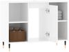 vidaXL Badschrank Hochglanz-Weiß 80x33x60 cm Holzwerkstoff 831622 Bild 4