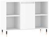 vidaXL Badschrank Hochglanz-Weiß 80x33x60 cm Holzwerkstoff 831622 Bild 2