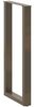 vidaXL Bartischbeine U-Form 2 Stk. Naturstahl 40x(100-101) cm Stahl 4013231 Bild 4