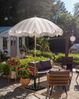 Sonnenschirm 155 cm MONDELLO Weiß Schwarz Bild 3
