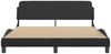 vidaXL Bettgestell "Dover" Schwarz und Weiß 160x200 cm Kunstleder 373223 Bild 4