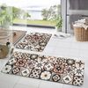 HOMELUX Badematte Badematte Badvorleger Badteppich Duschvorleger Set, Rutschfester Gummi, Lichtecht, Schallschluckend, Ruschsicher, Polyester, Größe: 50x160cm+50x80cm Bild 2