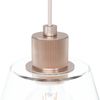 Eglo 43631 Hängeleuchte COPLEY roségold klar E27 1X40W H:110 Ø:20cm dimmbar Bild 4