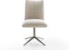 Drehstuhl Lelio-Flex Webstoff Soft Beige Fußkreuz Graphit 360° drehbar Wippfunktion Taschenfederkern Bild 2
