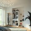 Kleiderschrank Elmo Weiß 100 x 200 cm mit 2 Schubladen Vicco Bild 4