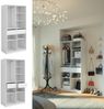 Kleiderschrank Elmo Weiß 100 x 200 cm mit 2 Schubladen Vicco Bild 2
