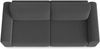 AX LIVING Modern Schlafsofa Otterton 250 cm Schlafsofa Grau Bettkasten Bild 2