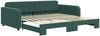 vidaXL Tagesbett Ausziehbar Dunkelgrün 100x200 cm Samt 3196938 Bild 2
