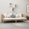 vidaXL Tagesbett mit Matratze 90x200 cm Honigbraun Massivholz Kiefer [3083607] Bild 3