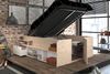 Hochbett Parisot Travel 140x200 Holznachbildung Jackson Eiche/Weiß Bild 3
