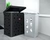 WESCO Wäschebox DUO 1 mit 64 Liter (2x 32) Volumen in GRAPHIT MATT / Wäschebox / Wäschekorb Bild 4