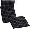 vidaXL Sonnenliege Klappbar Schwarz Karomuster 175x54x8,5 cm 4019762 Bild 2