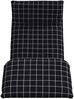 vidaXL Sonnenliege Klappbar Schwarz Karomuster 175x54x8,5 cm 4019762 Bild 4