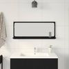 vidaXL Spiegelablage mit Regal Schwarz Eichen-Optik 90 x 10,5 x 37 cm 862528 Bild 4