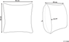 Kissen 2er Set Tiermuster MANKETTI 45 x 45 cm Gelb Bild 2