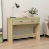 Konsolentisch, Beistelltisch, Konsole Sonoma-Eiche 100x39x75 cm Holzwerkstoff Bild 2