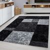 Kurzflor Teppich Hara rechteckig - 140x200 cm - Schwarz Bild 3