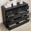HTI-Living Kommode Sideboard Kenji 8 Schubladen Hochglanz Schwarz (Stück, 1 St, 1 Sideboard), Kommode Bild 4