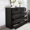 HTI-Living Kommode Sideboard Kenji 8 Schubladen Hochglanz Schwarz (Stück, 1 St, 1 Sideboard), Kommode Bild 3