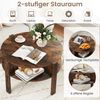 KOMFOTTEU Couchtisch, 2-stöckiger Sofatisch mit offenem Trennfach Bild 3