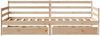 vidaXL Tagesbett mit Schubladen Weiß 80x200 cm Kiefernholz 3302064 Bild 4