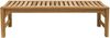 Gartenbank Ferrara Teak Massivholz - Breite: 150 cm Bild 2