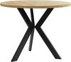 Runder Couchtisch Korku M6 (Farbe: Eiche Artisan / Schwarz) Bild 3