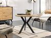 Runder Couchtisch Korku M6 (Farbe: Eiche Artisan / Schwarz) Bild 2