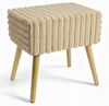 Zedelmaier Hocker Hocker schminktisch Fußhocker Schminkhocker Polsterhocker (ZD3645) Bild 5