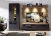 Wohnwand LOFT-TWO 2 Artisan Eiche 3-tlg. graphit inkl. LED Bild 5