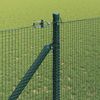 vidaXL Schweißdrahtzaun mit Spikes 25 x 1 m PVC-beschichteter Stahl 3352080 Bild 4