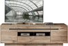 Wohnwand >Bellano< in Viking Oak Dekor, MDF, Spannplatte - 332x186x44cm (BxHxT) Bild 5