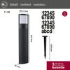 Paulmann 94514 Outdoor Pollerleuchte Padea Anthrazit IP44 Bewegungsmelder Bild 2