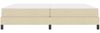 vidaXL Boxspringbett mit Matratze Creme 200 x 200 cm Stoff 3398519 Bild 4