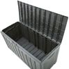 vidaXL Truhe Schwarz 118x53x57 cm Polypropylen 153887 Bild 5