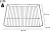 BOSCH Grillrosteinsatz HEZ634000, Stahl Bild 1