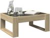 vidaXL Couchtisch mit Infinity-LED Sonoma-Eiche 70x53x30 cm 847632 Bild 5
