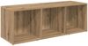 vidaXL TV-Schrankset Wandmontiert 2 pcs Artisan-Eiche 107 x 35 x 37 cm 3393548 Bild 5