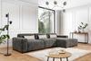 AX LIVING Couch Grau L Form Jughlio 331cm breit stilvoll & geräumig R Bild 5
